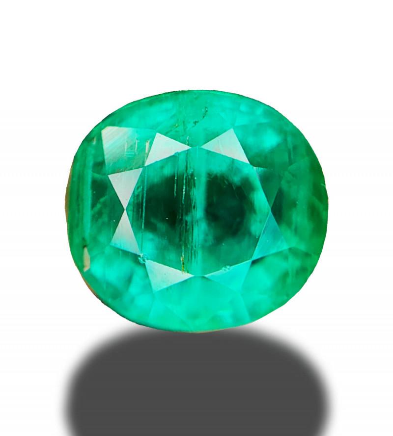 2.15 Carats Natural Round Cut Panjshir Emerald Gemstone (1 of 3)