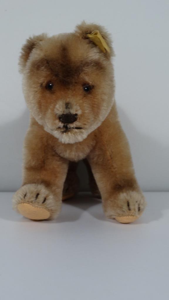1965 STEIFF JUNGHAER BEAR CUB STANDING 17 CM 8 in 1317,02 TAG BUTTON (1 of 11)