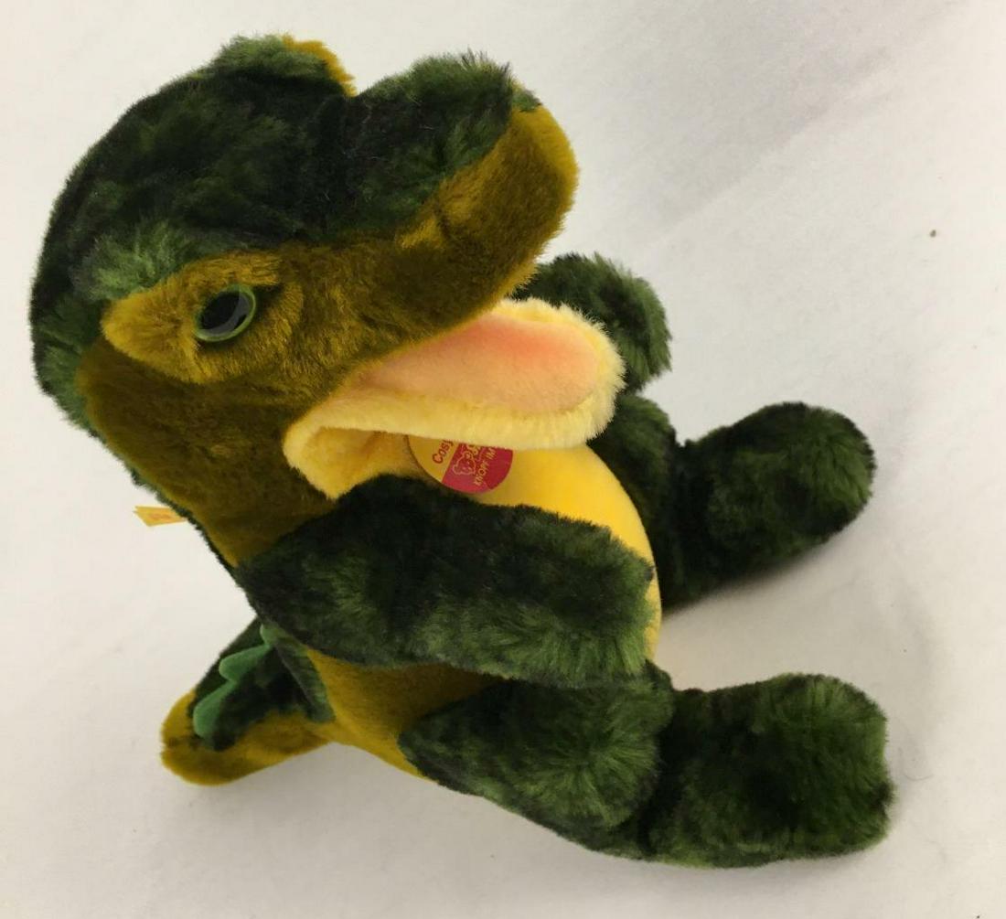 1988 STEIFF YELLOWISH GREEN COSY NESS DINOSAUR 5431/33 33cm 13 inches WOVEN FUR: 1988 STEIFF YELLOWISH GREEN COSY NESS DINOSAUR 5431/33 33cm 13 inches WOVEN FUR 1988 STEIFF YELLOWISH GREEN COSY NESS DINOSAUR 5431/33 33cm 13 inches WOVEN FUR Description 1991 STEIFF COSY NESSY DINOS