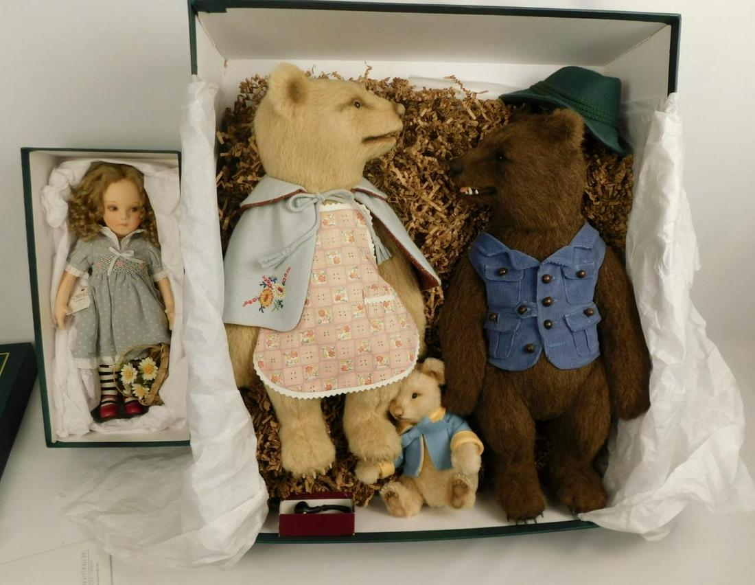 R. JOHN WRIGHT GOLDILOCKS AND THE THREE BEARS WITH MATCHING #'s MIB: R. JOHN WRIGHT GOLDILOCKS AND THE THREE BEARS WITH MATCHING #'s MIB R. JOHN WRIGHT GOLDILOCKS AND THE THREE BEARS WITH MATCHING #'s MIB Description R JOHN WRIGHT GOLDILOCKS AND THE THREE BEARS MATCHIN