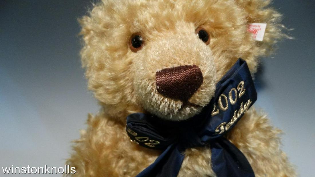 RARE 2002 STEIFF CENTENARY BEAR 670985 #01113 44CM 17 INCHES WHITE TAG GROWLER (1 of 12)
