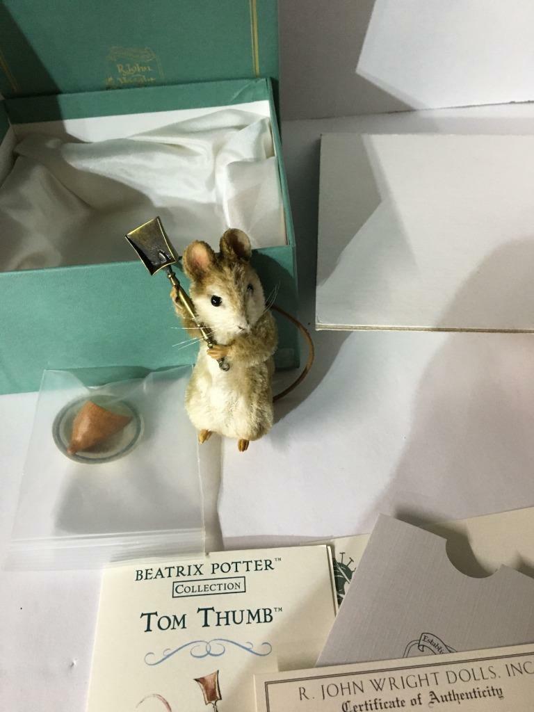 RARE 07 R. JOHN WRIGHT BEATRIX POTTER'S TOM THUMB & HAM PROD SAMPLE MIB: RARE 07 R. JOHN WRIGHT BEATRIX POTTER'S TOM THUMB & HAM PROD SAMPLE MIB RARE 07 R. JOHN WRIGHT BEATRIX POTTER'S TOM THUMB & HAM PROD SAMPLE MIB Description RARE PRODUCTION SAMPLE BEATRIX POTTER'S TOM