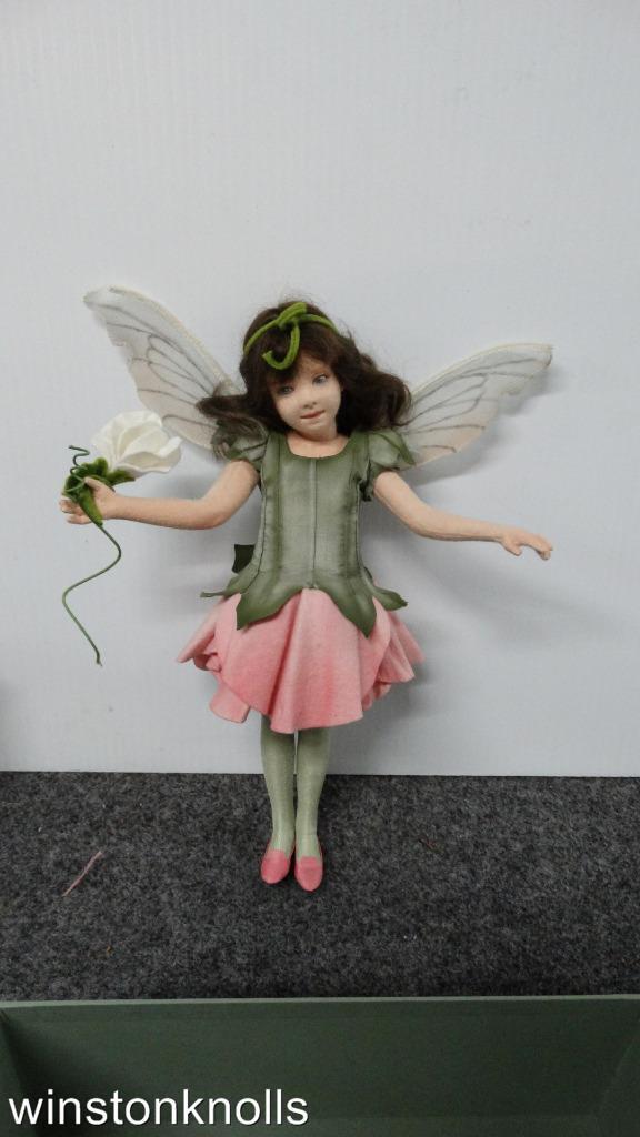 RARE 2009 R. JOHN WRIGHT SWEET PEA FAIRY THE FAIRY FAMILY COLLECTION SAMPLEMIB (1 of 8)
