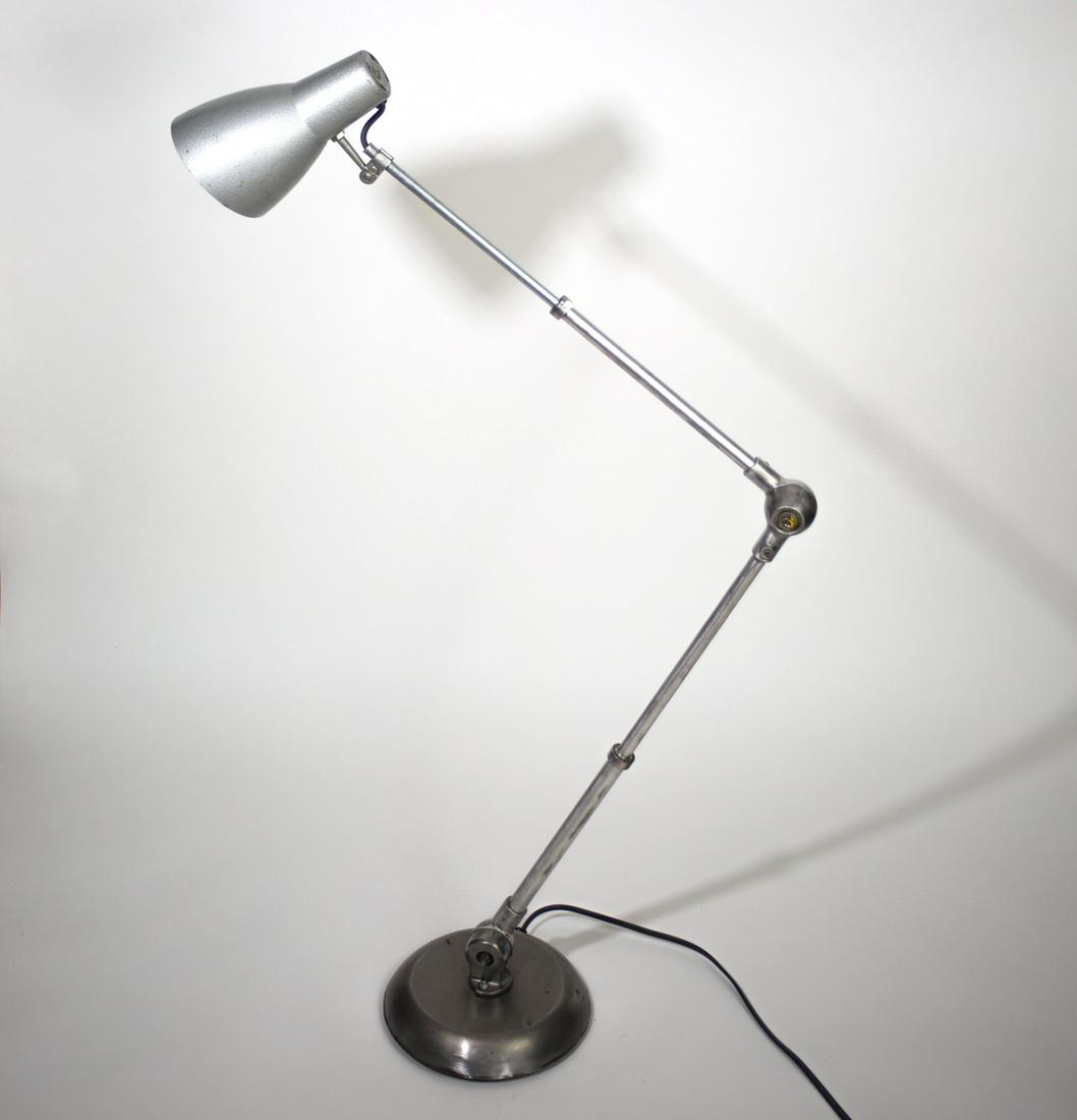 FRENCH INDUSTRIAL MODERNIST task LAMP LUMINA small PLASTIC REFLECTOR (1 of 4)