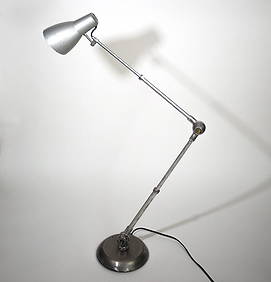 FRENCH INDUSTRIAL MODERNIST task LAMP LUMINA small PLASTIC REFLECTOR (1 of 4)