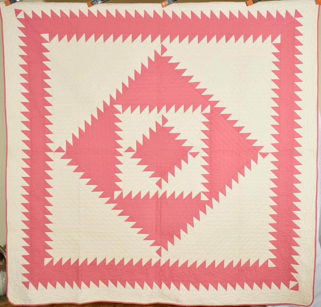 Large 30's Sawtooth Diamond in a Square Quilt (1 of 9)