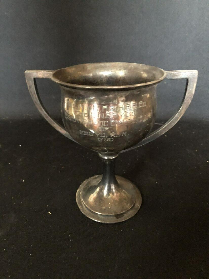 1924 5 1/2” 120 Yd Run Loving Cup Trophy (1 of 2)