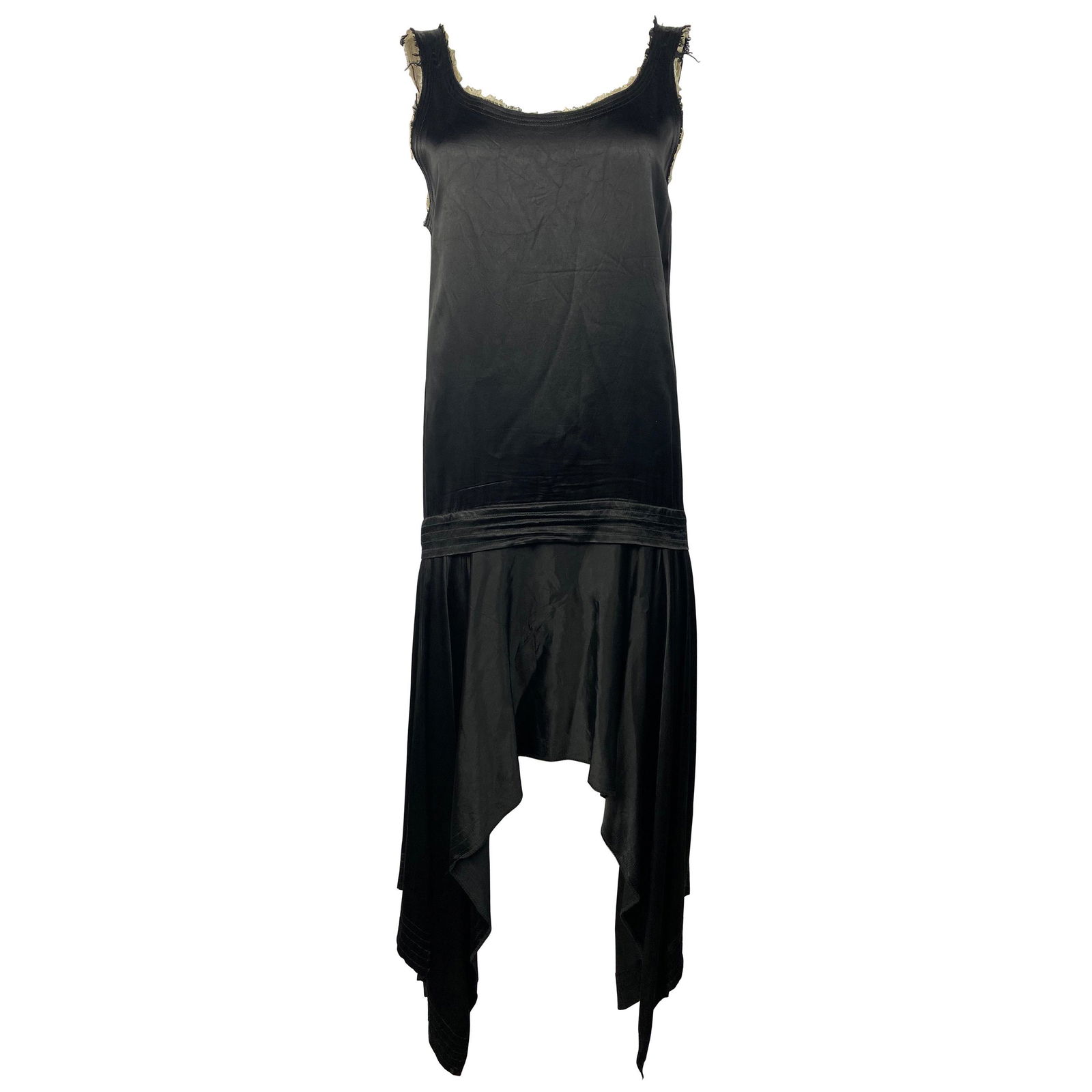 Yohji Yamamoto Black and Beige Maxi Dress, Size 3 (#0555) on ...