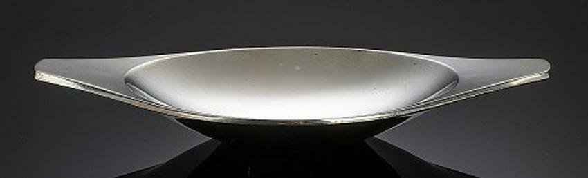 Georg Jensen dishes in sterling silver, design : Henning Koppel. 2 pcs. in stock. (1 of 2)