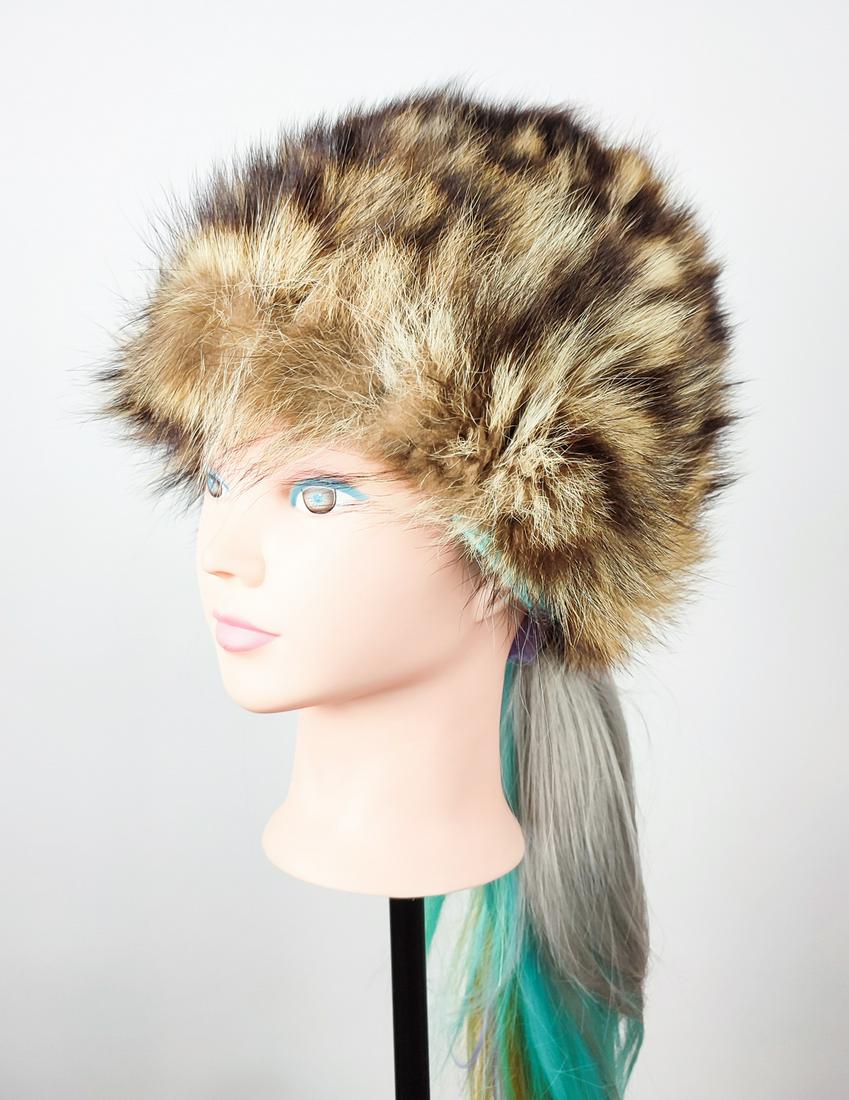 SMOKEY FOX FUR HAT -Size L (1 of 9)
