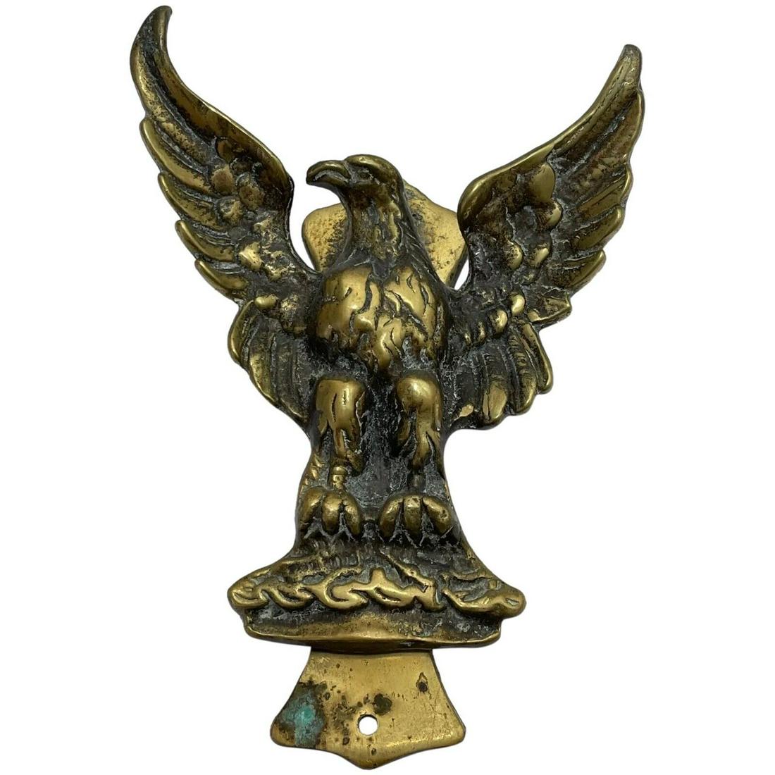 Architectural Georgian Brass Early 19th Century Bird Eagle Door Knocker (1 of 12)