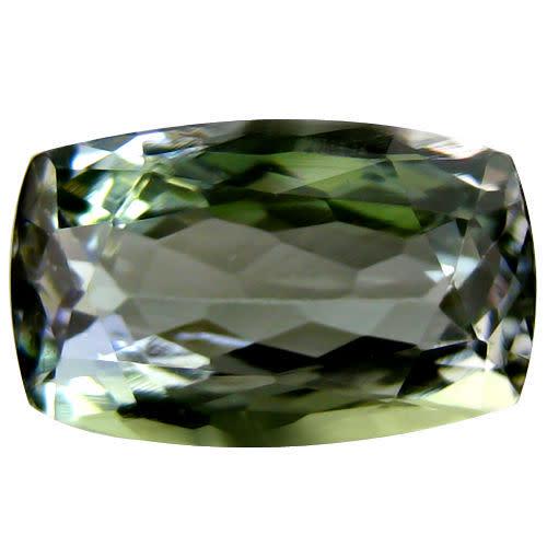Natural Tanzanite 0.60ct Cushion AAA Greenish/Yellowish/Bluish/Silver VVS: Title: Natural Tanzanite 0.60ct Cushion AAA Greenish/Yellowish/Bluish/Silver VVS Additional Information: 1 x Natural Tanzanite 0.60ct Cushion AAA Greenish/Yellowish/Bluish/Silver VVS - Shape: Cushion 