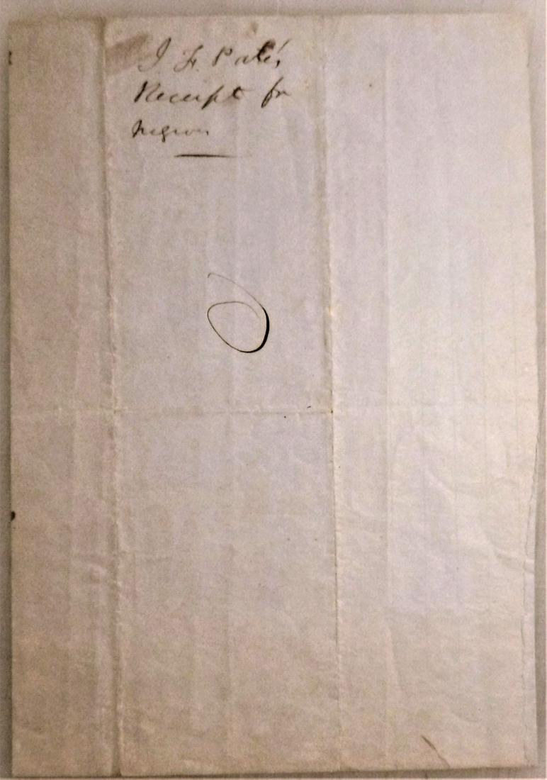 1849 & 1856 Two American Slave Documents (1 of 5)