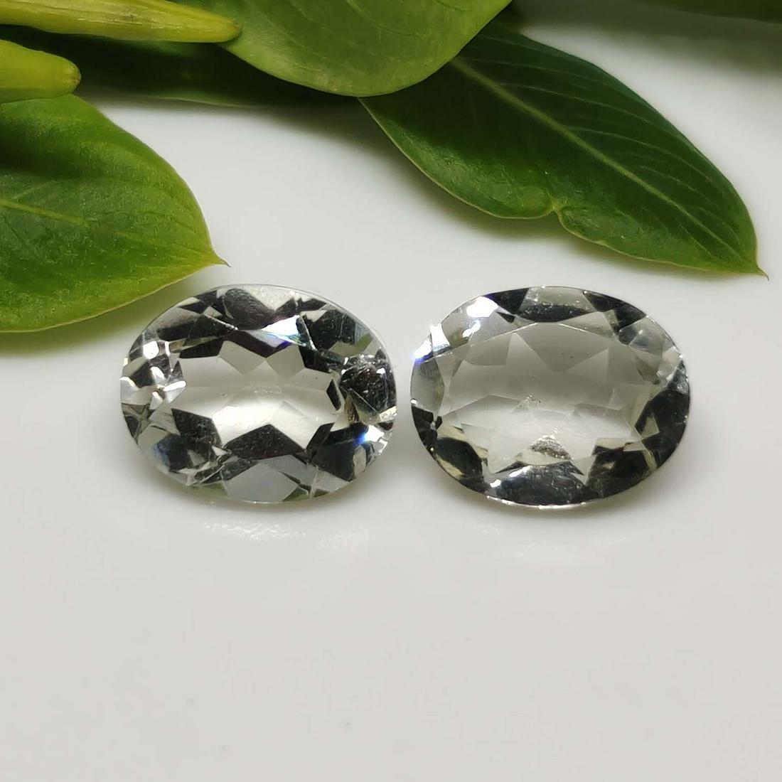 3.65 ct Natural Green Amethyst Pair (1 of 1)