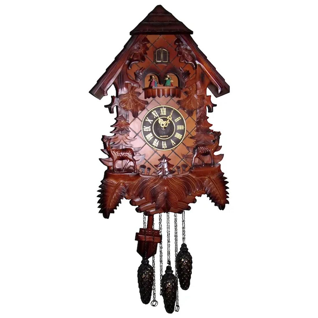 The Time Company Quartz Walnut Wood Cuckoo Clock (0061) on Jan 04