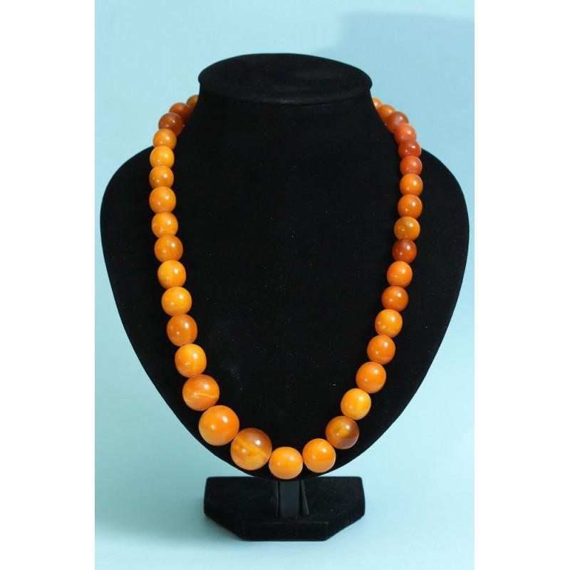 83g natural Baltic amber necklace royal butterscotch egg yolk amber vintage (1 of 20)