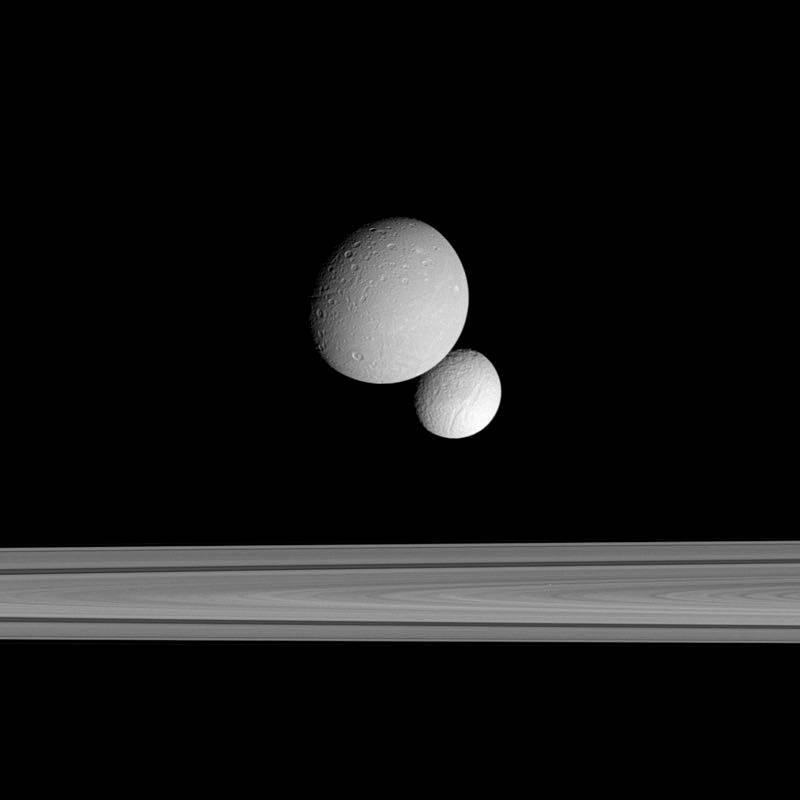 Dione and Tethys' 2005 (1 of 1)