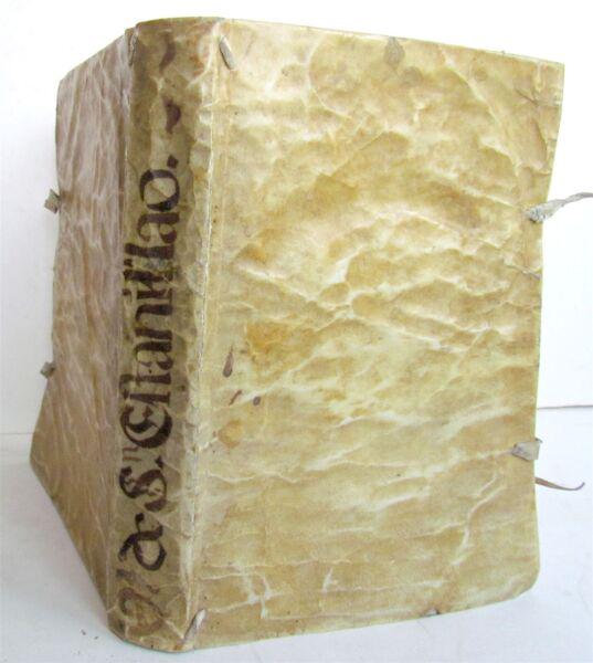 1678 LIFE Of POLISH SAINT Stanislaus Kostka VELLUM BINDING antique SPANISH RARE (1 of 9)