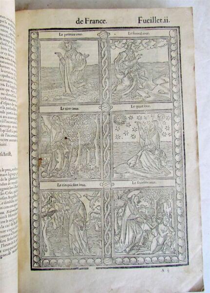 1547 HISTORY of FRANCE by Nicole Gilles illustrated ANTIQUE in FRENCH folio (1 of 12)