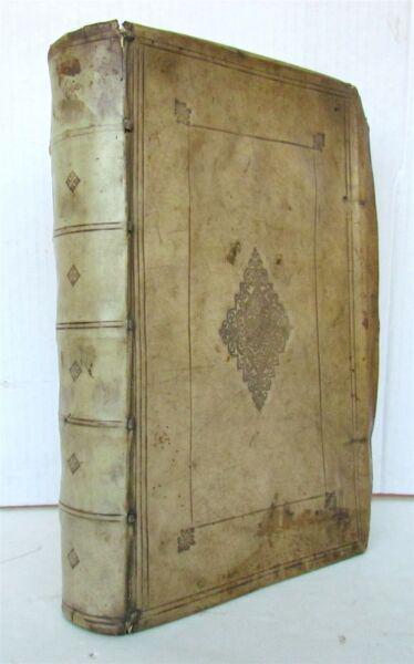 1594 JEWISH HISTORY by JOSEPHUS FLAVIUS antique VELLUM BOUND FOLIO 16th CENTURY (1 of 7)