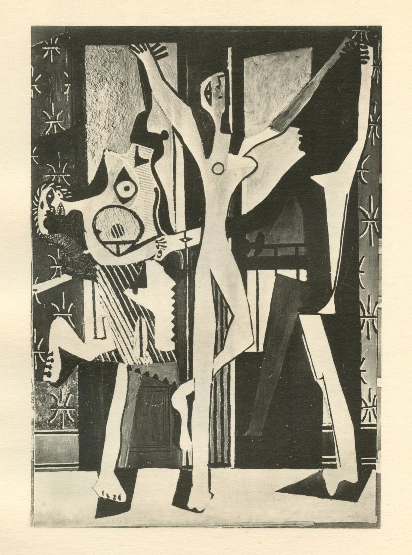 Pablo Picasso - Cubist Composition (1 of 1)