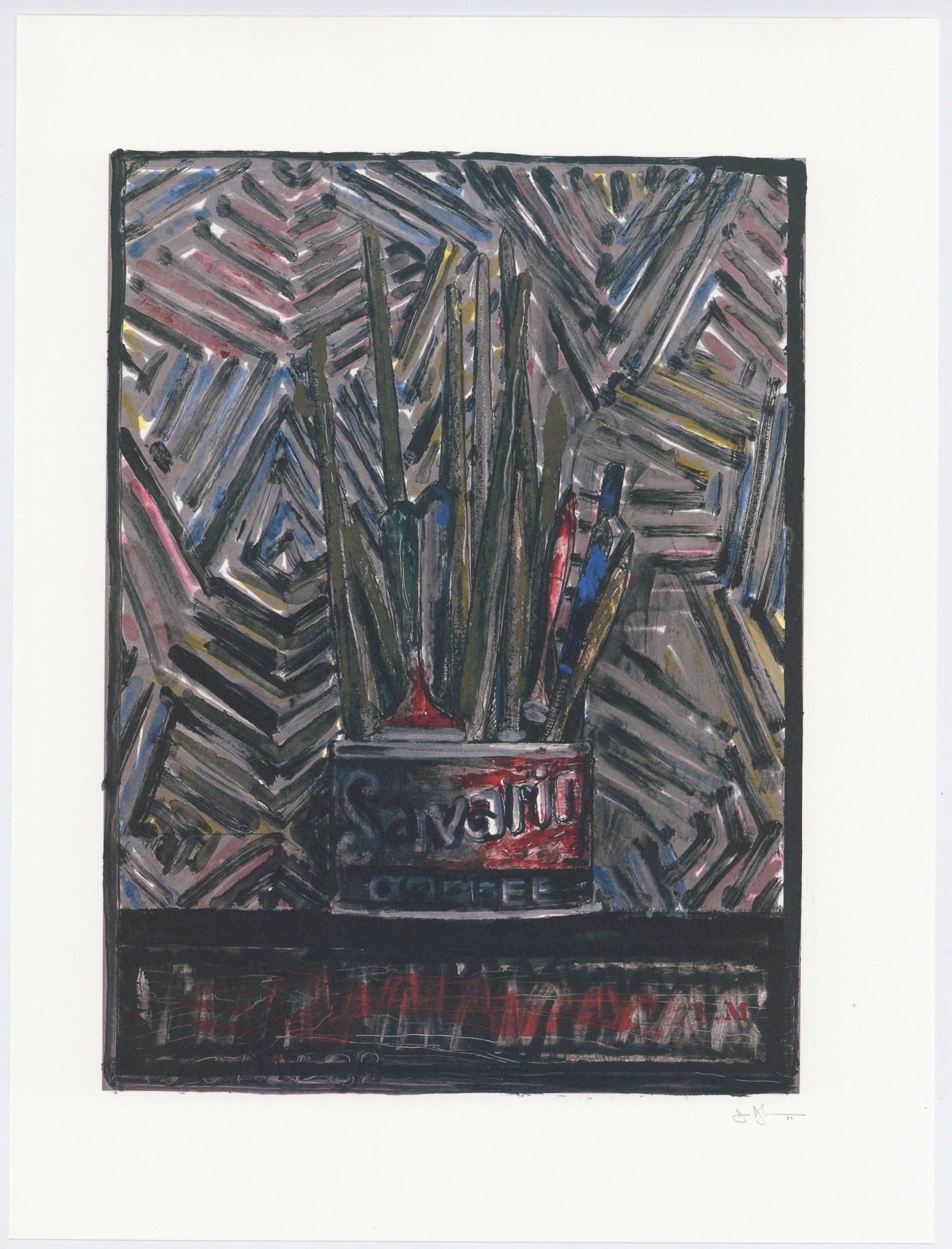 Jasper Johns "Savarin" 1982 (1 of 1)