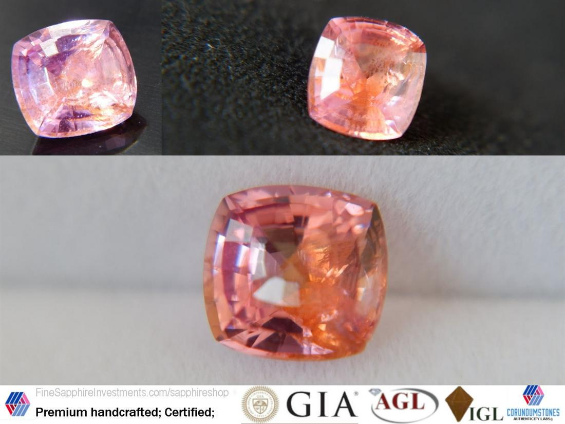 Spinel Orange-Pink padparadscha-like 0.93 ct (1 of 13)