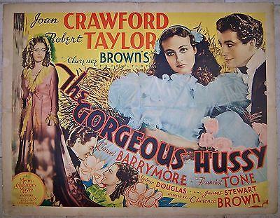 Gorgeous Hussy '36 LB 1/2 SH ~ Joan Crawford ~ Robert Taylor ~ Lionel Barrymore! (1 of 1)