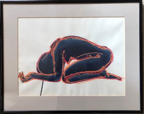 Robert Brown (1917-2009) Mix Media: Robert Brown - Mix Media - Bio on verso. Framed: 20 1/2 x 16 1/2" Site: 15 1/4 x 11 1/4"? Please note that this lot has a confidential reserve. When you leave a bid in advance of the auction, submit y