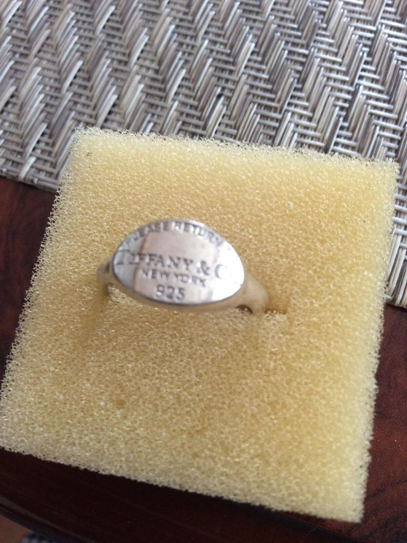 Sterling Signed Tiffany Ring Return To Tiffany (1 of 4)