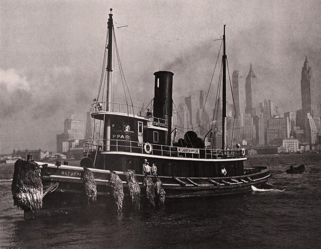 BERENICE ABBOTT- Watuppa, Brooklyn, 1936: Artist: BERENICE ABBOT Print Title: Watuppa, Brooklyn, 1936 Medium: Photo-lithograph Printed in: the US, 2010s Image Size: approx. 7 x 8.5” Berenice Abbott (1898 – 1991),was an American ph