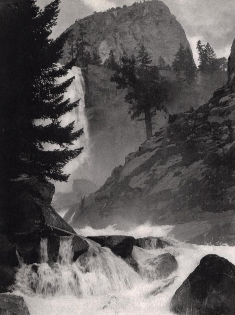 ANSEL ADAMS - Vernal Fall, Yosemite c. 1920 (1 of 1)