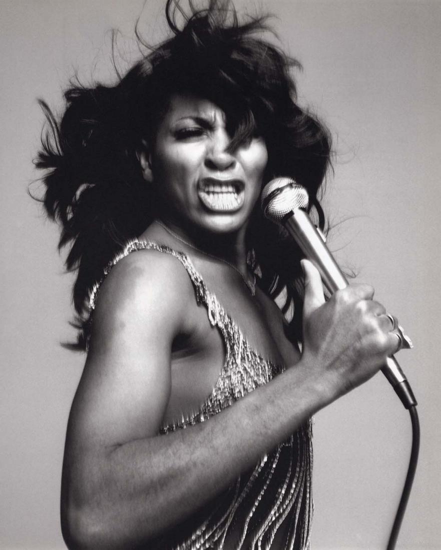 RICHARD AVEDON - Tina Turner, NYC: Artist:RICHARD AVEDON Print Title: Tina Turner, NYC Medium:Duotone Photoengraving Printed in 1990s in the USA Image size (inches) approx 12 x 9.5 ” Richard Avedon (1923-2004) was an influential 