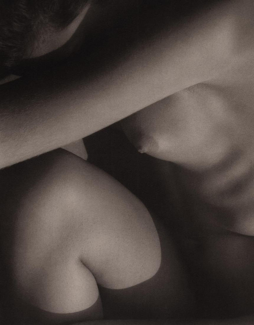 RUTH BERNHARD - Triangles, 1946: Artist: RUTH BERNHARD Print Title: Triangles, 1946 Medium: Authentic Vintage Duotone Photoengraving Printed in USA in 1980’s Image Size approx: 8.5 x6.5” Ruth Bernhard (1905 – 2006),