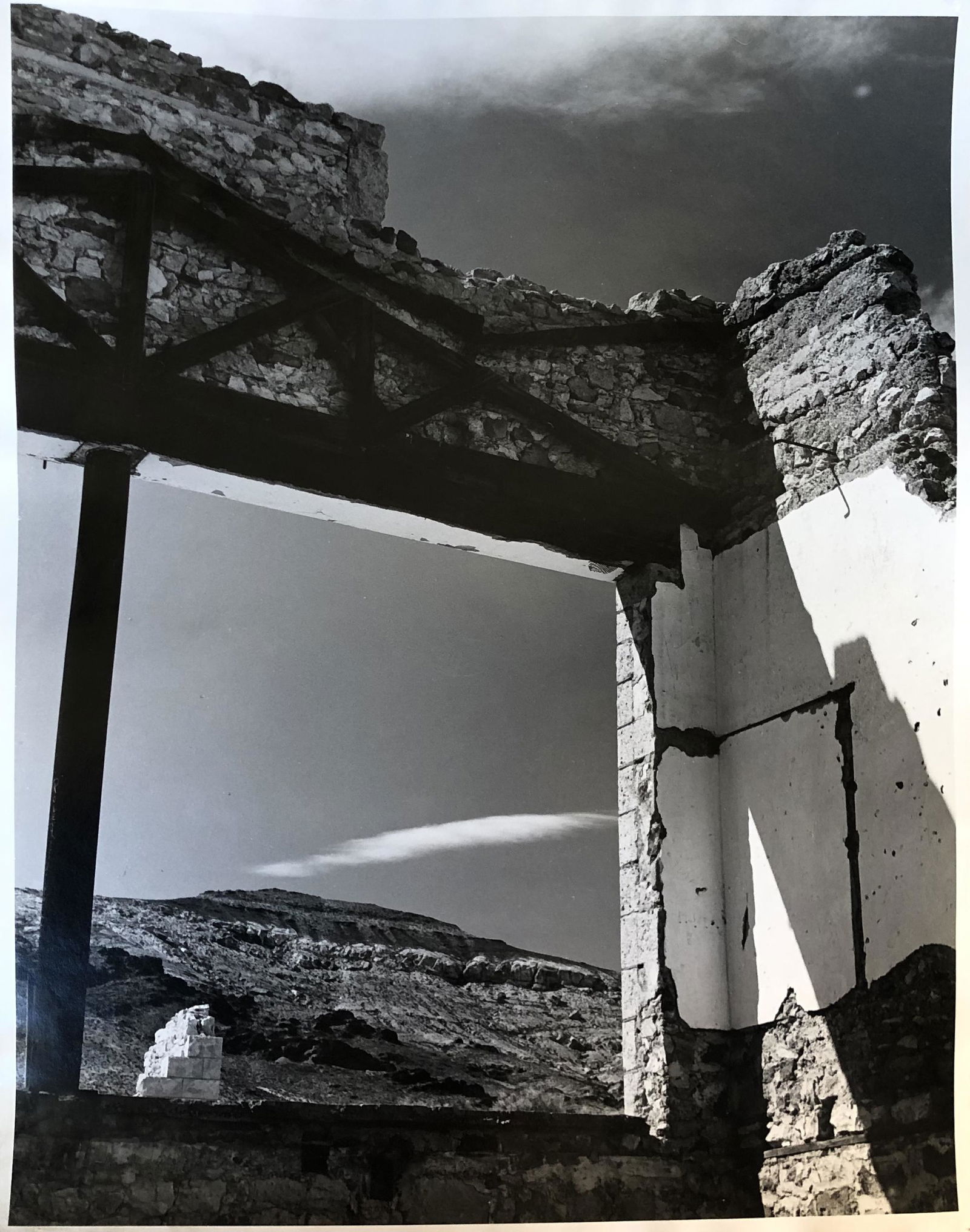 Japan c 1950's view thru bldg (1 of 1)