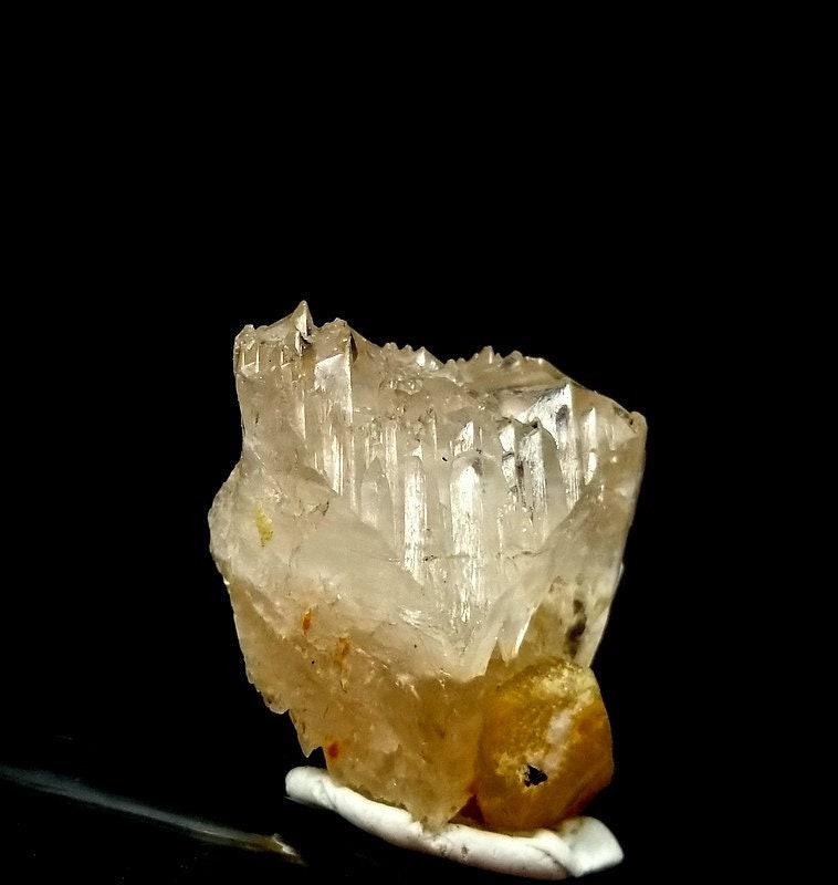 22 Grams Lovely Natural Dmagefree Etche Topaz Crystal on Quartz Specimen From Skardu pakistan (1 of 9)