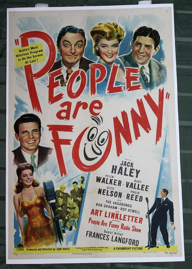 People Are Funny (USA, 1946) US One Sheet Movie Poster LB (1 of 1)