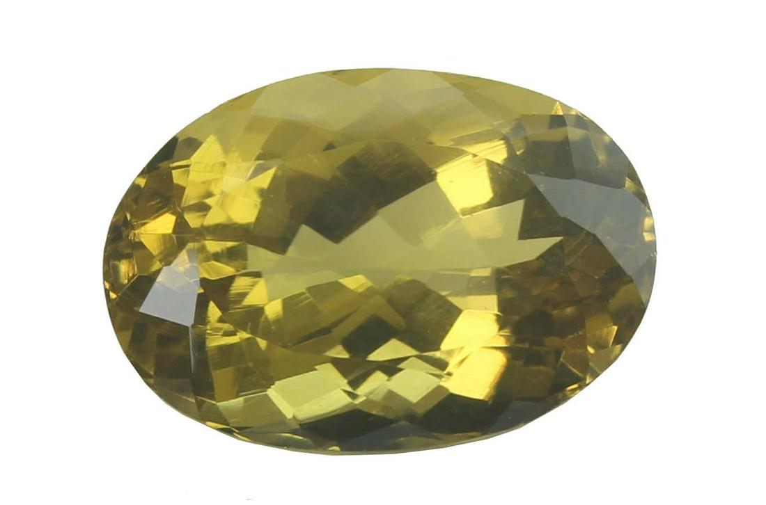 9.97 Cts Natural Lemon Quartz: No Reserve! Title: 9.97 Cts Natural Lemon Quartz Additional Information: Gemstone : Natural Lemon Quartz Shape and cut : Oval Cut Origin : Africa Weight : 9.97 carats Measurements : 16.12x11.36x9.02 m