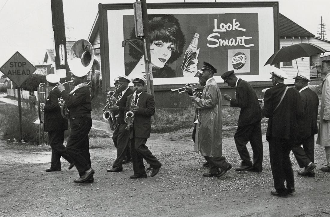 LEE FRIEDLANDER - New Orleans, 1959: Artist: Lee Friedlander Title: New Orleans, 1959 Medium: Photo Litho, 1989, USA Dimensions: 9.3x6.15" Description: Heat Wax Mounted on 11x14" Conservation Board Artist Bio: Lee Friedlander (1934) is