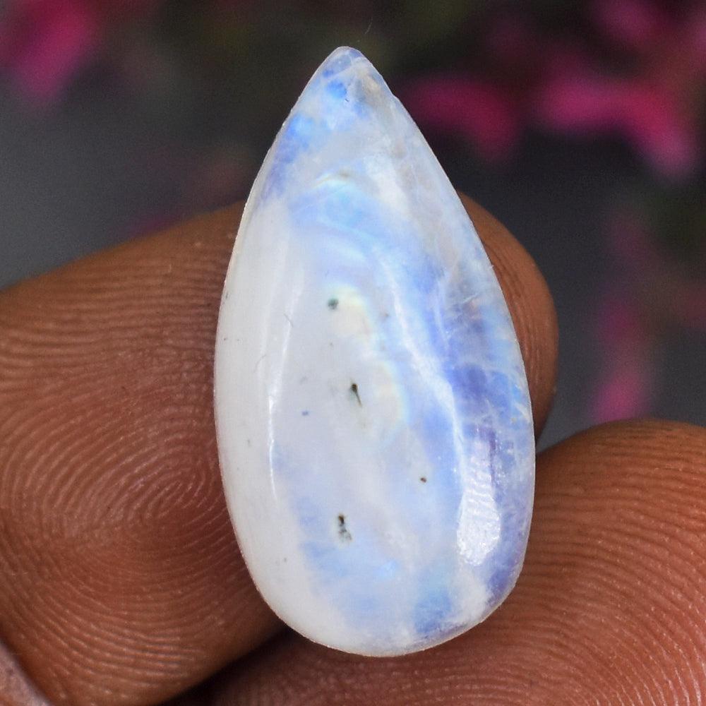 Awesome 12 Carats Genuine Blue Flash Moonstone Gemstone (1 of 2)