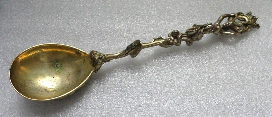 fine antique German sterling silver spoon Karl Kurz hallmark (1 of 4)