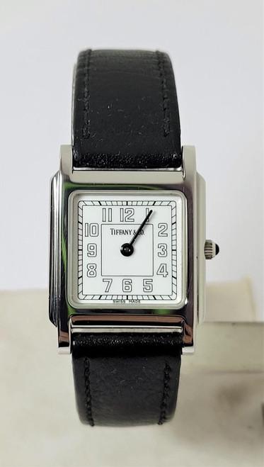 S/Steel TIFFANY & Co Ladies Quartz Watch with Original Band & Buckle* EXLNT (1 of 7)