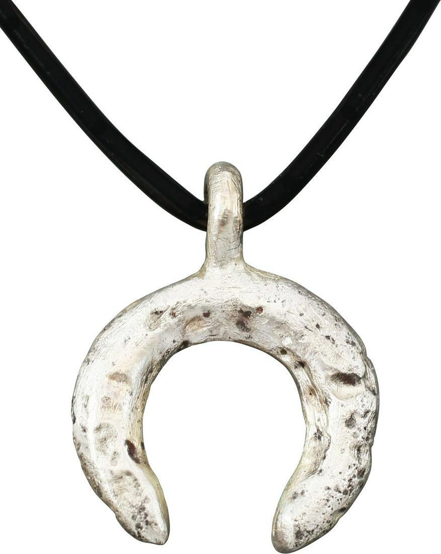 VIKING LUNAR PENDANT, C.900-1000 AD (1 of 3)