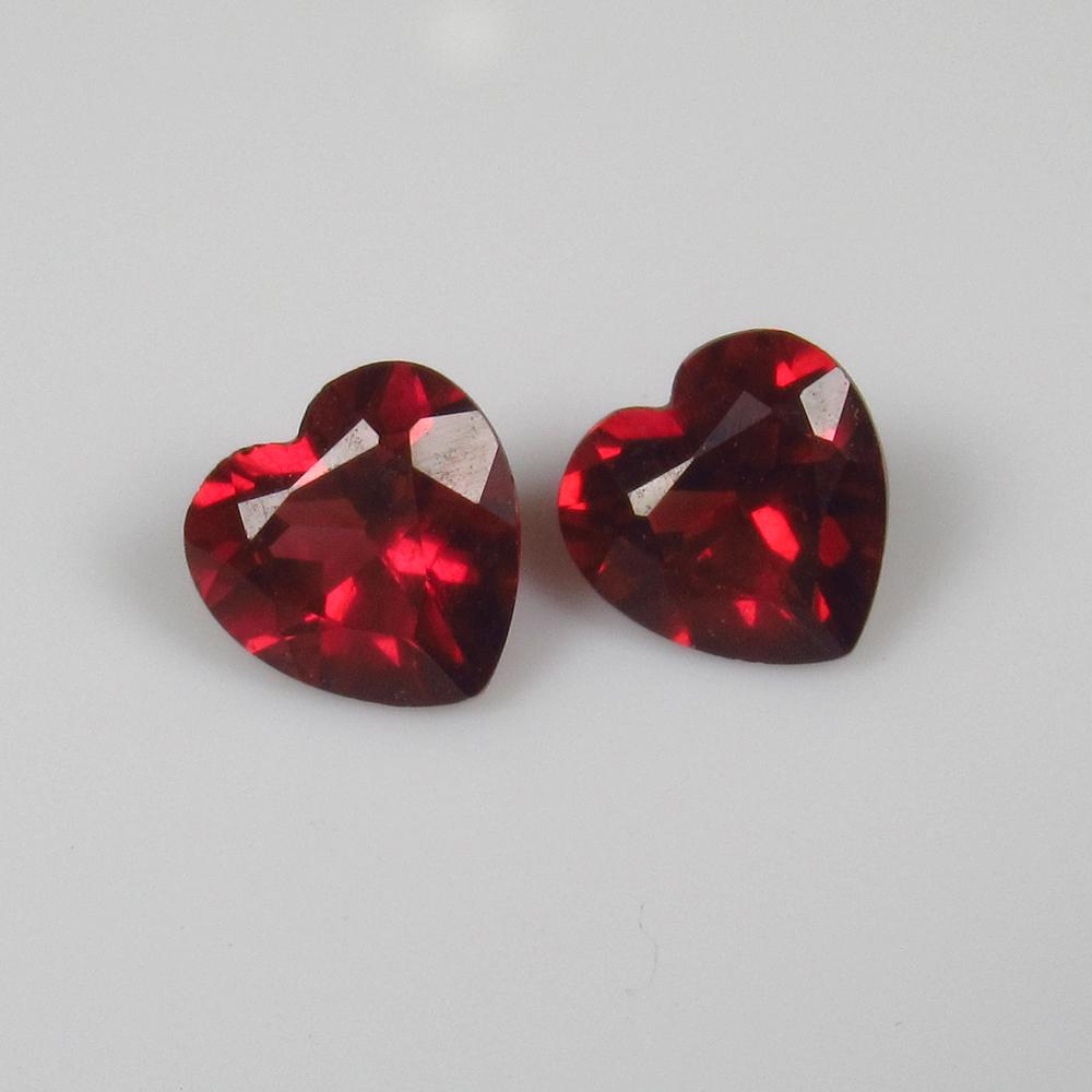 Natural Rhodolite Garnet Pair - 1.92 Ct (1 of 2)