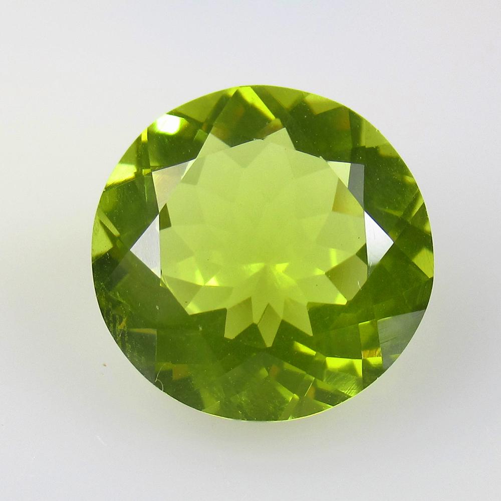 8.60 Ctw Natural Lemon Quartz Round Cut: No Reserve! Title: 8.60 Ctw Natural Lemon Quartz Round Cut Stone Clarity: VVS Gemstones: Natural Lemon Quartz Carat Weights: 8.6 Size/Dimensions: 14.20 x 14.20 x 8.00 mm Additional Information: Good L