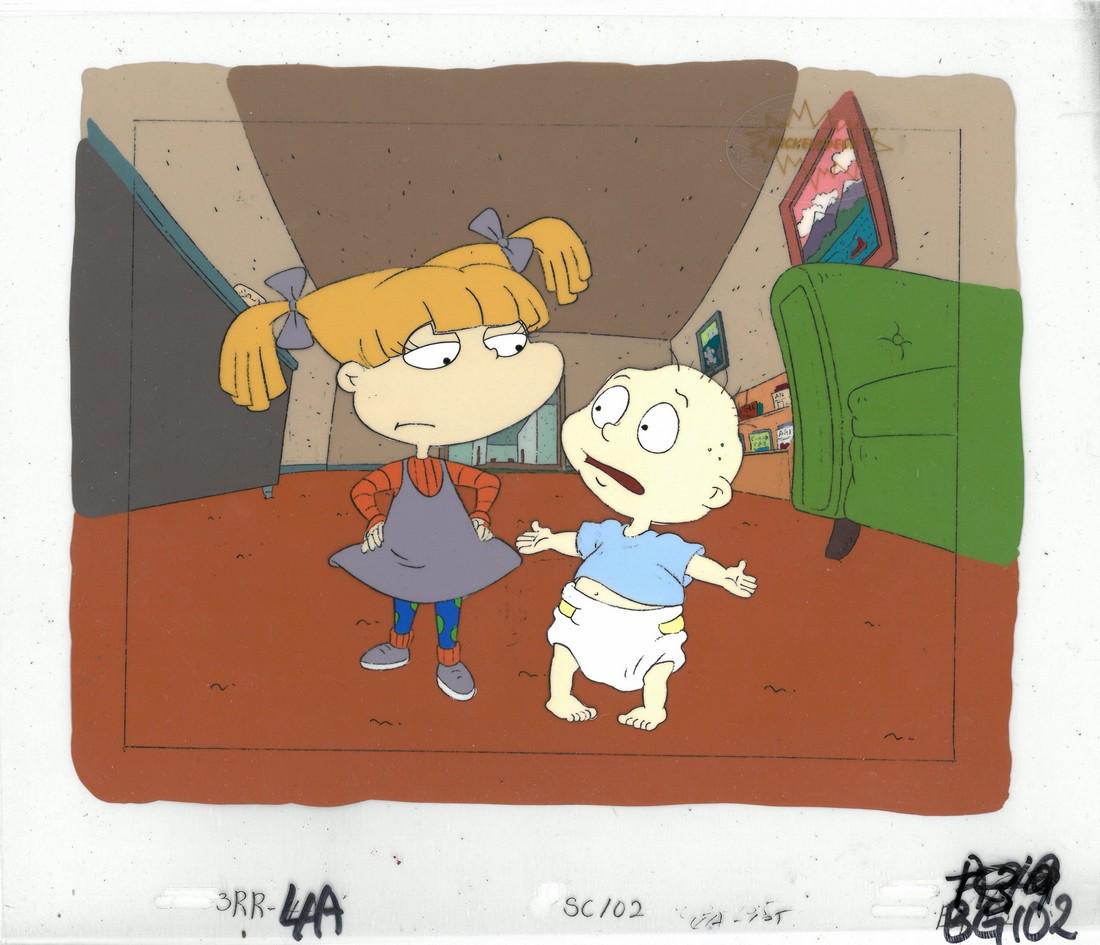 Rugrats Animation Art Original Production Cel Cell 1990s Nickelodeon (1 of 2)