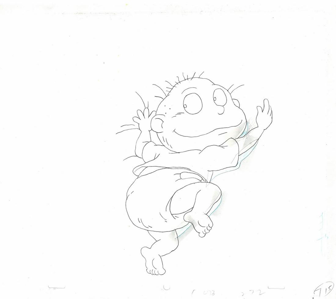 Rugrats Animation Art Original Production Drawing 1990s Nickelodeon (1 of 2)