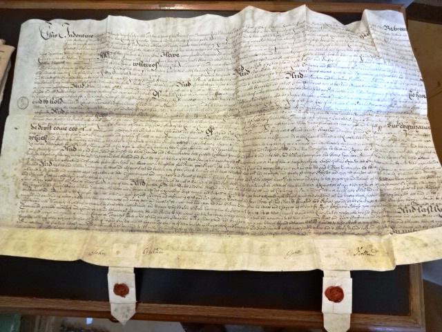 1701 English Vellum Indenture Red Wax Seals (1 of 4)