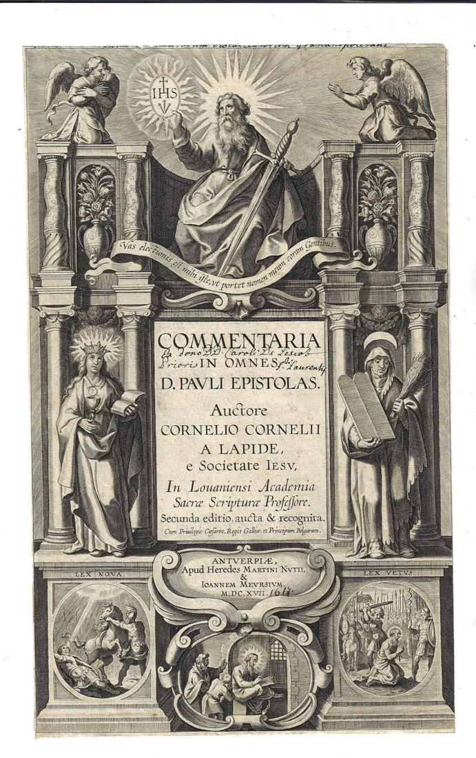 1617 Ornately Engraved Title Leaf (1 of 1)