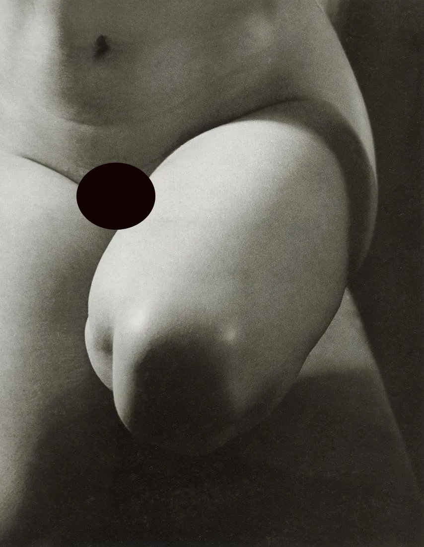 BRASSAI - Nude, 1934: Artist: Brassai Title: Nude, 1934 Medium: Photo Litho, 2000, Italy Dimensions: 6.15x7.9" Description: Heat Wax Mounted on 8.5x11" Conservation Board Artist Bio: Brassai was a Hungarian-French photogra